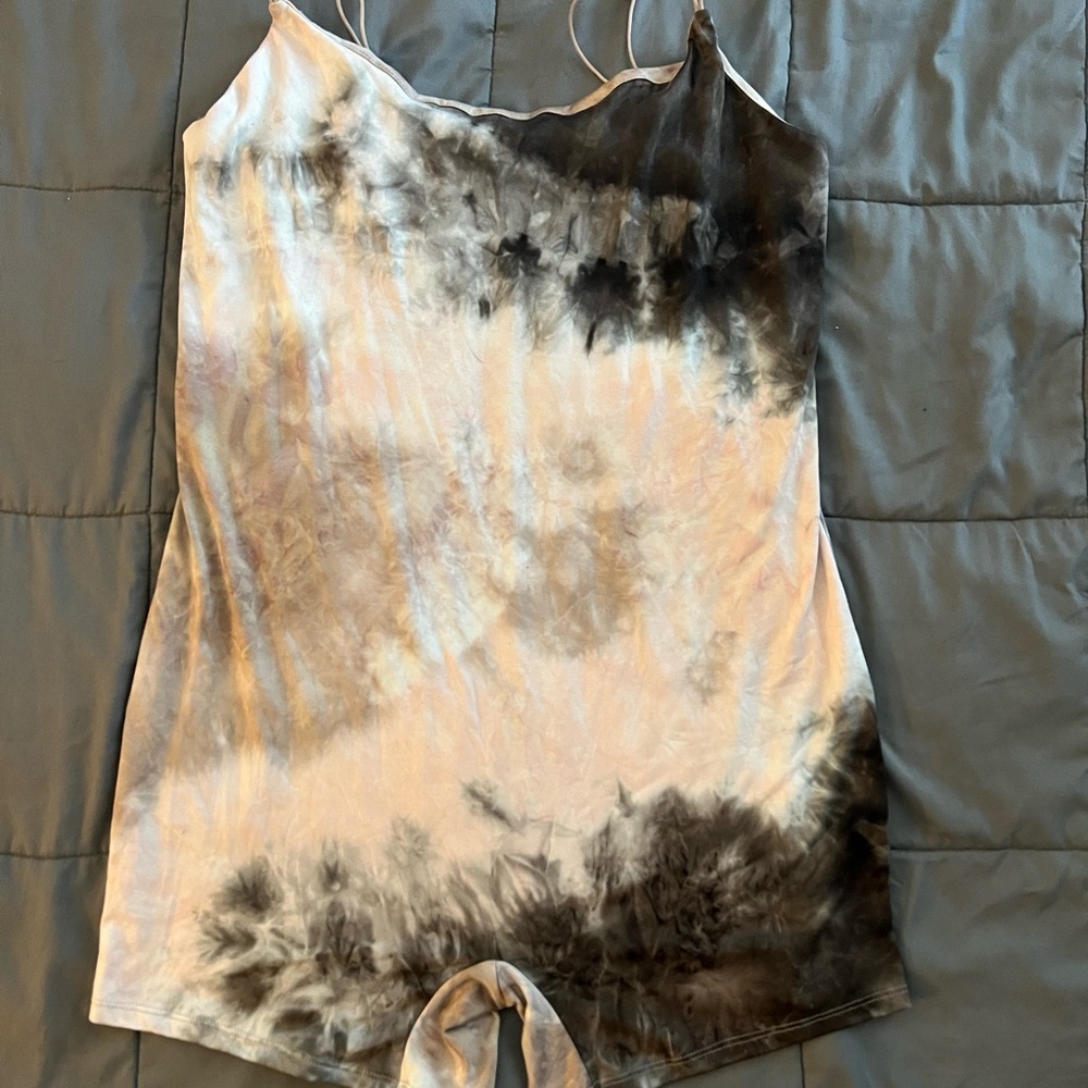 Plus Size 2X Tie Dye Romper